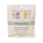 Mineral Bath Tranquility, Aromatherapy Mineral Bath Salt, 2.5 oz Packet, Aura Cacia