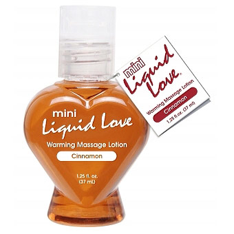 Mini Liquid Love Warming Massage Lotion, Cinnamon, 1.25 oz, Pipedream Products