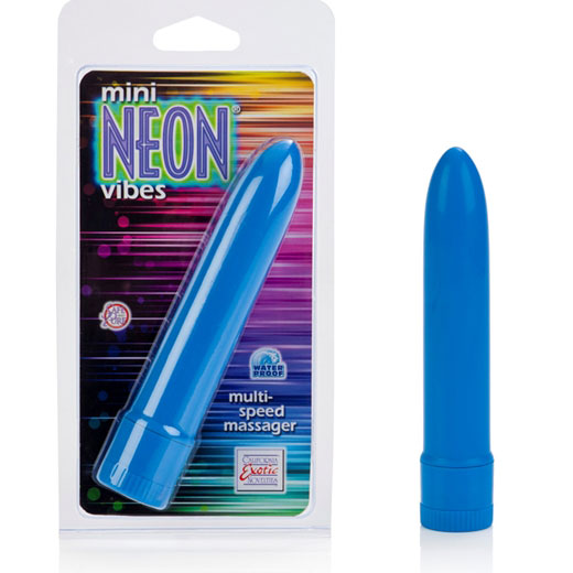 Mini Neon Vibe - Blue 4.5 Inch, California Exotic Novelties