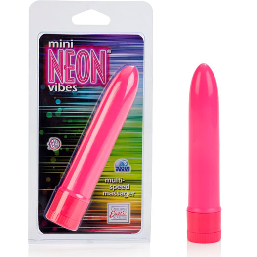 Mini Neon Vibe - Pink 4.5 Inch, California Exotic Novelties