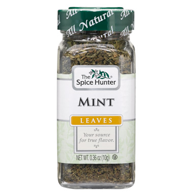 Mint, Leaves, 0.36 oz x 6 Bottles, Spice Hunter