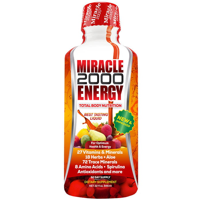 Miracle 2000, All-In-One Nutritional Blend Liquid, 32 oz, Century Systems Inc