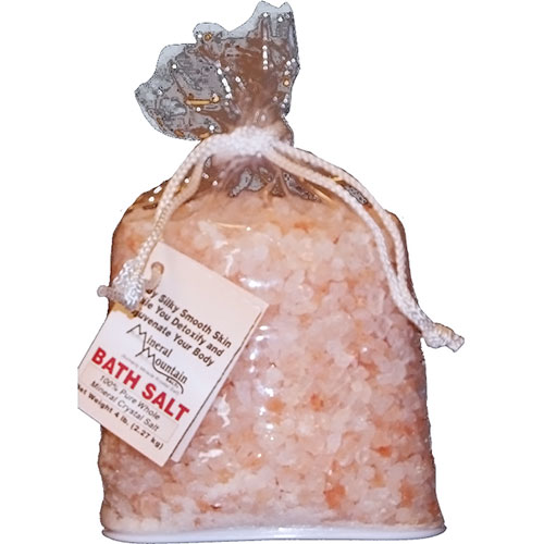 Mineral Mountain Bath Salt, Pure Mineral Crystal Salt, 4 lb, Klamath Blue Green Algae