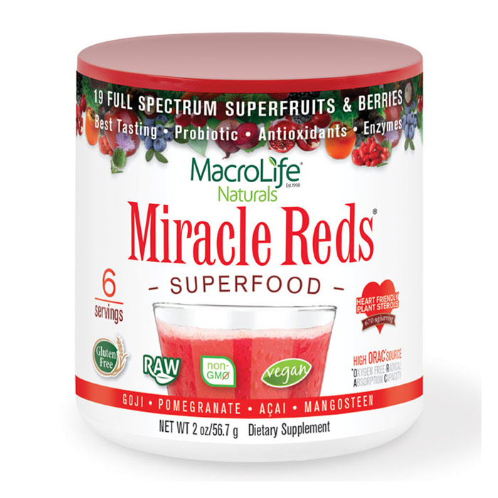 Miracle Reds 2 oz powder (one week supply), MacroLife Naturals