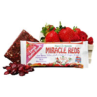 MacroLife Naturals Miracle Reds Fresh Berri Berri Bar, 12 Bars, MacroLife Naturals
