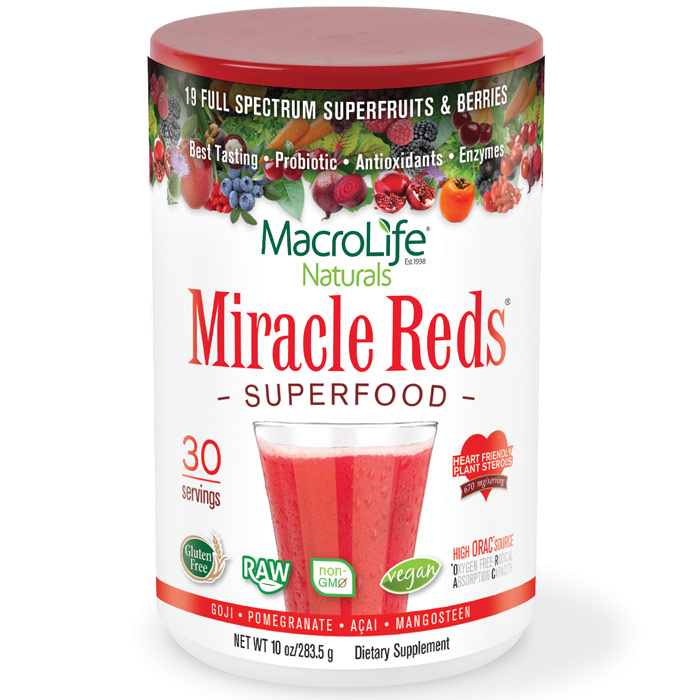 MacroLife Naturals Miracle Reds 10 oz powder (one month supply), MacroLife Naturals