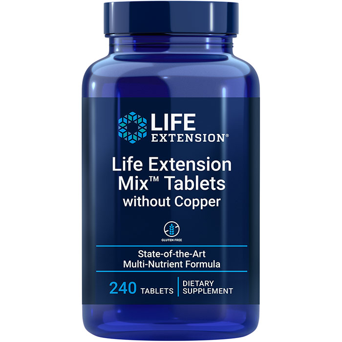 Mix Tablets without Copper, Multi-Nutrient Formula, 315 Tablets, Life Extension