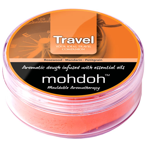 Mohdoh Mouldable Aromatherapy Aromatic Dough Infused with Essential Oils, Travel (Orange), 50 g, Mohdoh Mouldable Aromatherapy