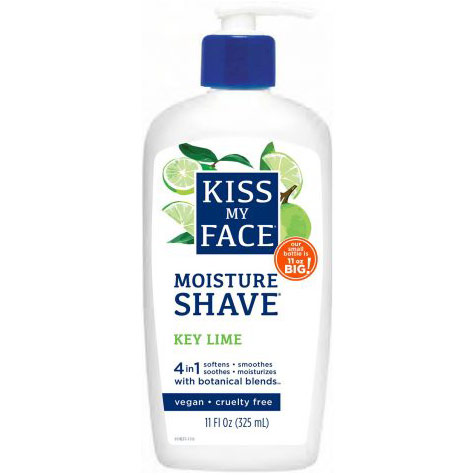 Moisture Shave Cream, Key Lime, 11 oz, Kiss My Face
