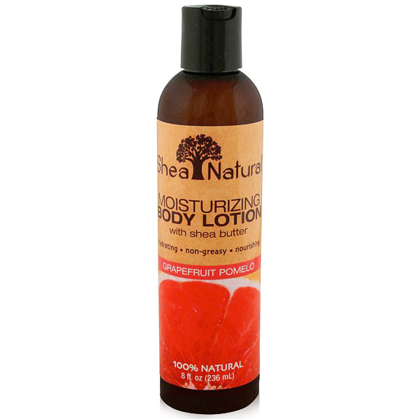 Moisturizing Body Lotion with Shea Butter, Grapefruit Pomelo, 8 oz, Shea Natural