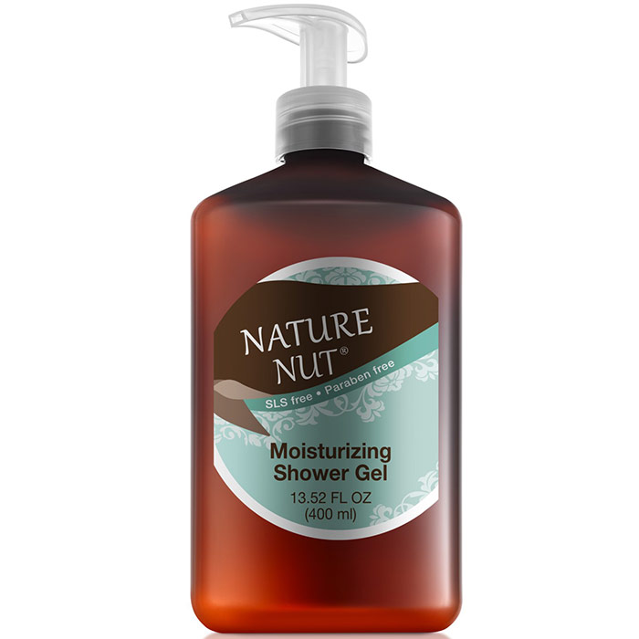 Moisturizing Shower Gel, 13.52 oz, Nature Nut