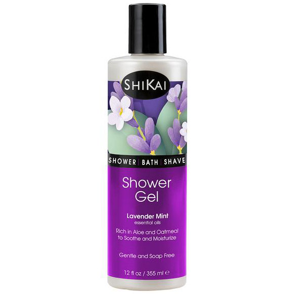 Moisturizing Shower Gel, Lavender Mint, 12 oz, ShiKai