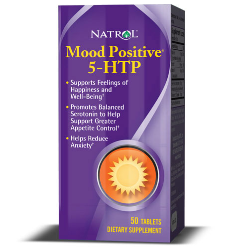 Natrol Mood Positive 5-HTP, 50 Tablets, Natrol