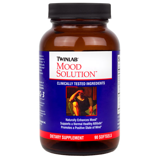 Mood Solution, Naturally Enhances Mood, 90 Softgels, TwinLab