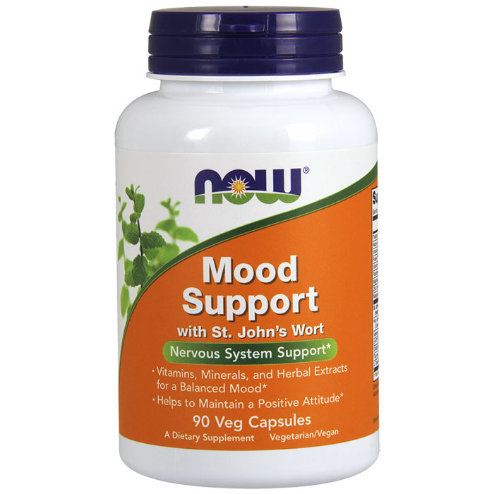 Mood Support, Nervous System Support, 90 Vegetarian Capsules, NOW Foods