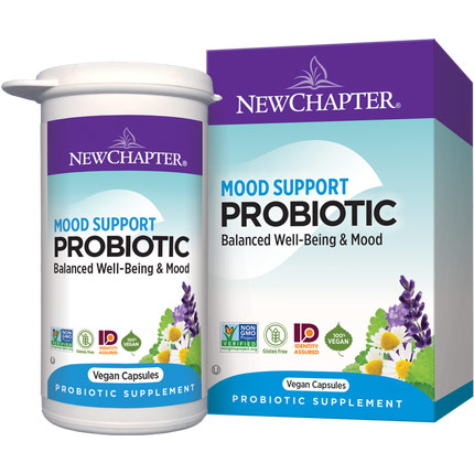 Mood Support Probiotic, 60 Vegan Capsules, New Chapter