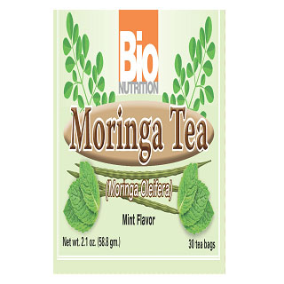 Moringa Mint Tea, 30 Tea Bags, Bio Nutrition Inc.