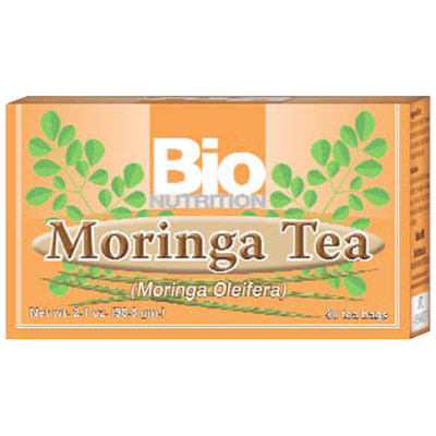 Moringa Tea (Moringa Oleifera), 30 Tea Bags, Bio Nutrition Inc.