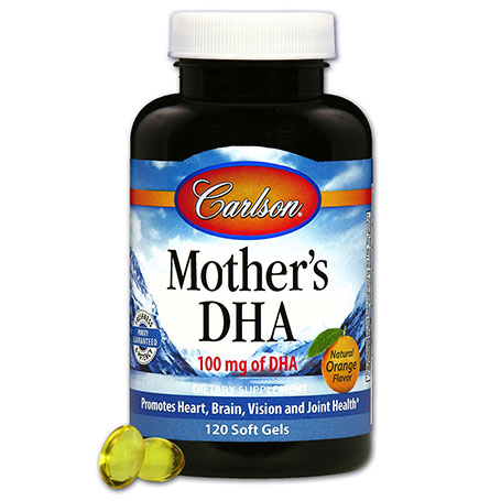 Mothers DHA, 120 chewable softgels, Carlson Labs