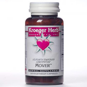 Mover, Constipation Formula, 100 Vegetarian Capsules, Kroeger Herb