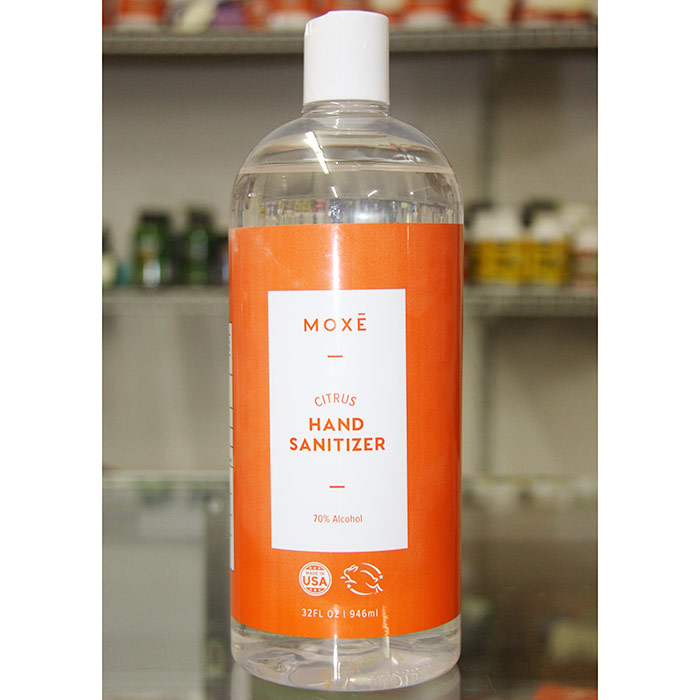 Moxe Citrus Hand Sanitizer, 70% Alcohol, 32 oz (946 ml)