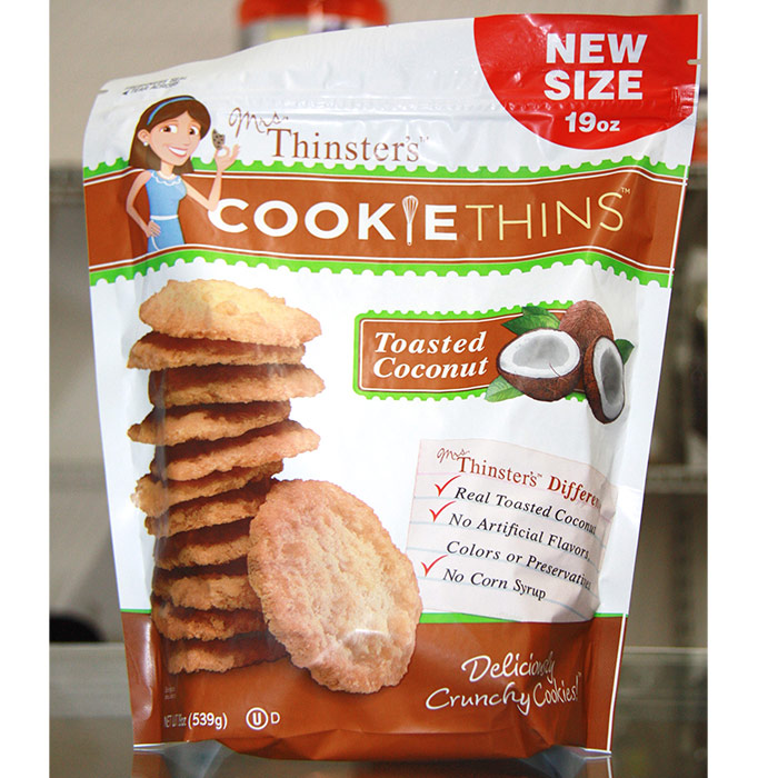 Mrs Thinsters Toasted Coconut Cookie Thins, 19 oz (539 g)