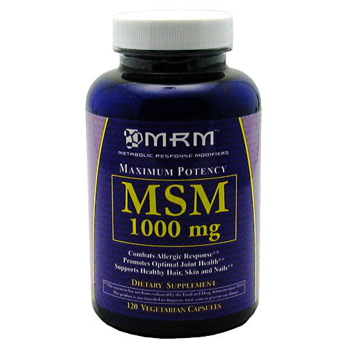 MRM MSM 1000 mg, 120 Vegetarian Capsules, MRM