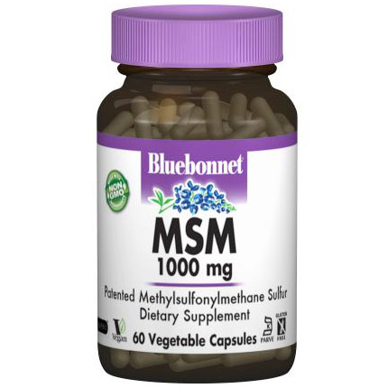 MSM 1000 mg, 120 Vegetable Capsules, Bluebonnet Nutrition