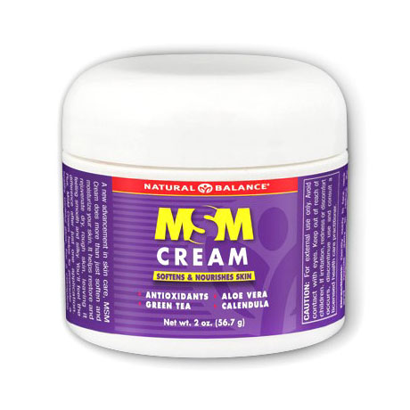 MSM Cream, 2 oz, Natural Balance