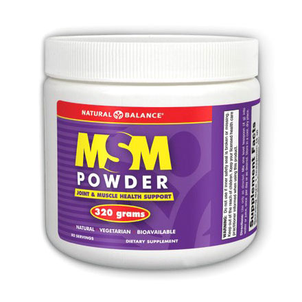 MSM Powder, 320 g, Natural Balance