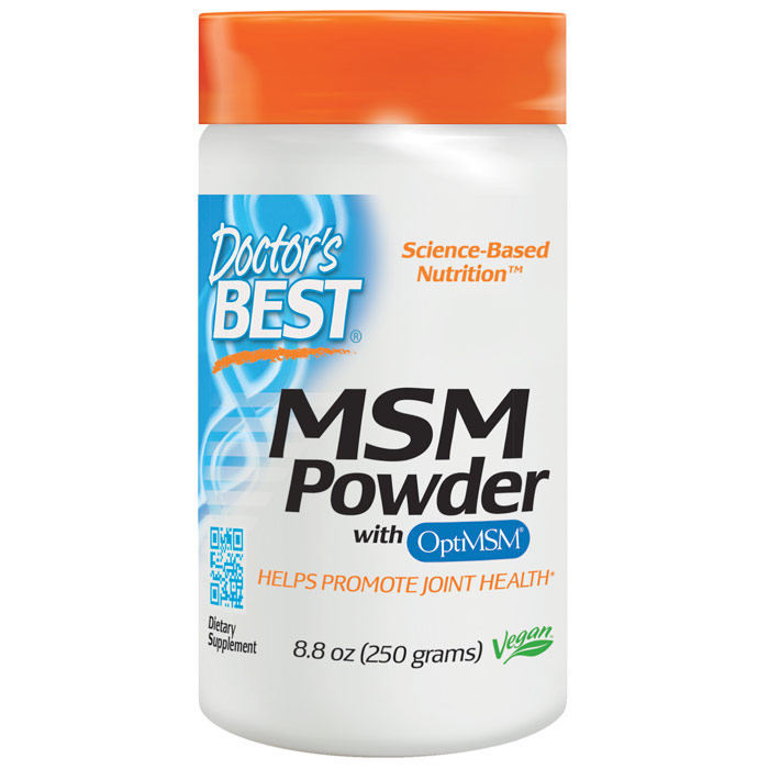 MSM Powder with OptiMSM, 8.8 oz (250 g), Doctors Best