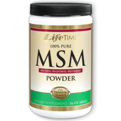 MSM Powder, 100% Pure, 16 oz, LifeTime