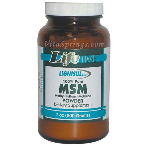 MSM 100% Pure Powder, 7 oz, LifeTime