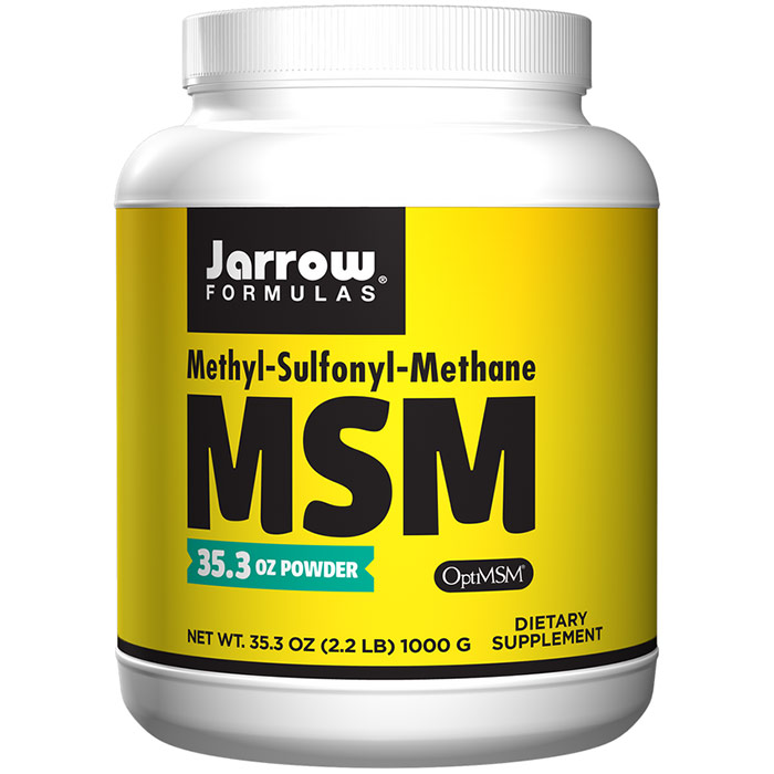 MSM Sulfur Powder 1000 grams, 1 kilo, Jarrow Formulas
