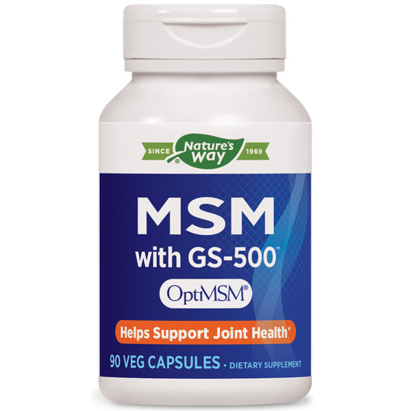 MSM with GS-500, 90 Capsules, Enzymatic Therapy