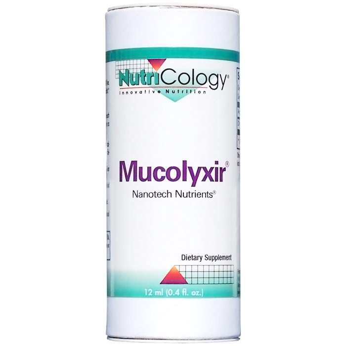 Mucolyxir Nanotech Nutrients Liquid, 12 ml (0.4 oz), NutriCology