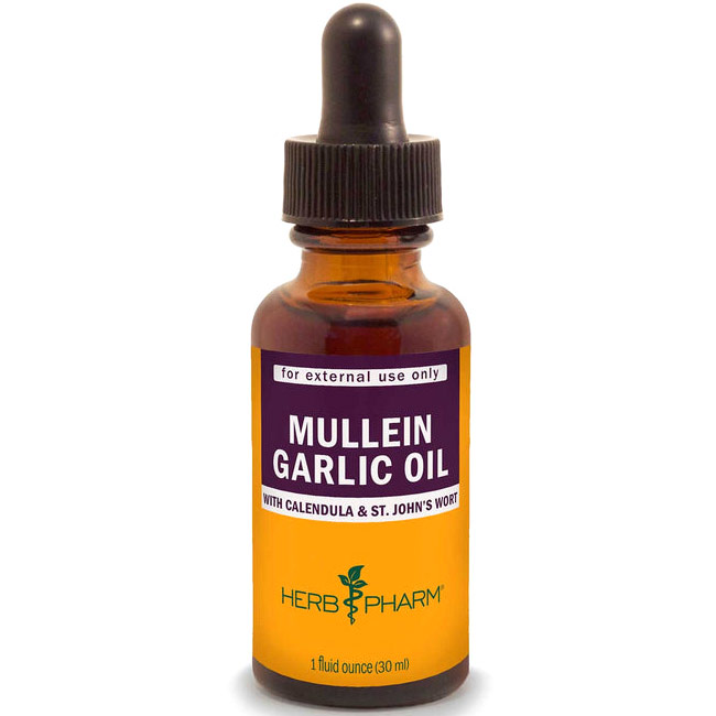 Mullein - Garlic Compound (Ear Drops) Liquid, 1 oz, Herb Pharm