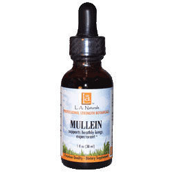 Mullein Wildcrafted, 1 oz, L.A. Naturals