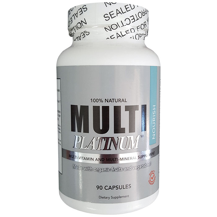 Multi Platinum, Multi-Vitamin & Multi-Mineral Supplement, 90 Capsules, NaturesTech Inc
