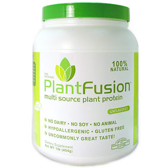 PlantFusion Multi Source Plant Protein, Unflavored, 1 lb, PlantFusion
