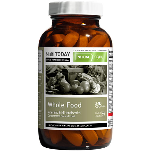 NutraOrigin Multi Today Whole Food MultiVitamin & Mineral, 90 Caplets, NutraOrigin