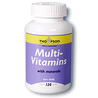 Multi Vitamin/Mineral 120 tabs, Thompson Nutritional Products