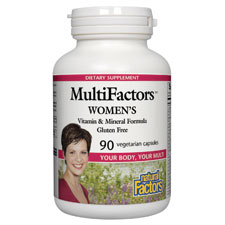 Natural Factors MultiFactors Women's, 90 Veggie Caps, Natural Factors