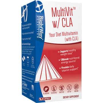 MultiVit with CLA, Diet Multivitamin for Weight Loss, 60 Softgels, Rightway Nutrition