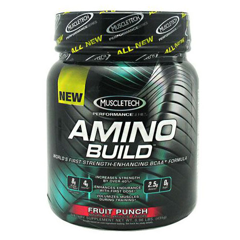 MuscleTech Amino Build Powder, Value Size, 50 Servings