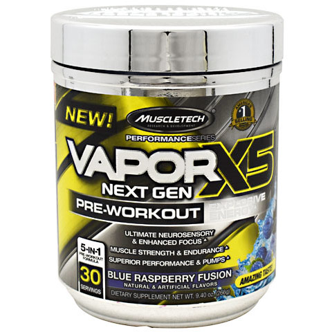 MuscleTech VaporX5 Next Gen, Pre-Workout, 30 Servings