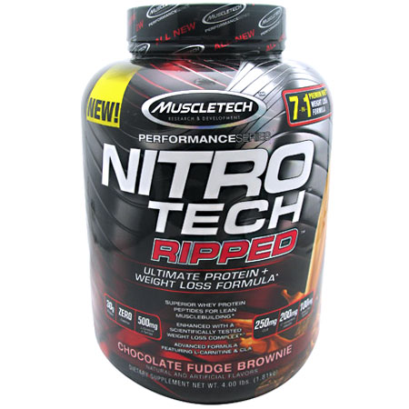 MuscleTech Nitro-Tech Ripped, Value Size, 4 lb