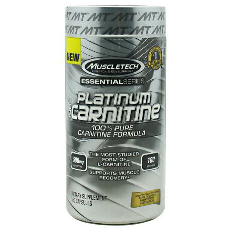 MuscleTech Platinum Carnitine, 180 Capsules