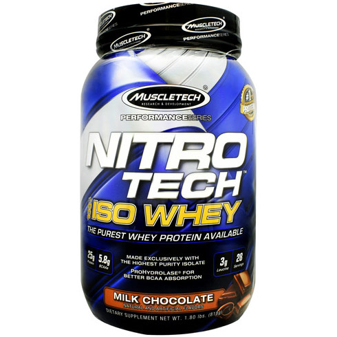 MuscleTech Platinum Iso-Zero, Whey Protein Isolate, 1.5 lb (25 Servings)