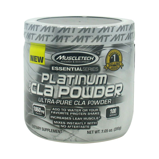 MuscleTech Platinum Pure CLA Powder, Unflavored, 7.05 oz (100 Servings)